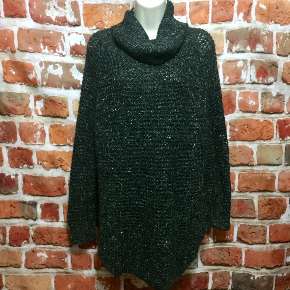 Free People Oversized Drape Neck Sweater